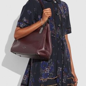 COACH Turnlock Edie Shoulder Bag, Oxblood 36855